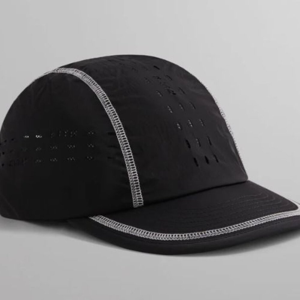 NWT- KITH Wrinkle Nylon Griffey Camper Hat black